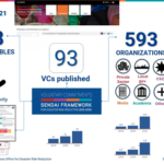 Screenshot of Yuki Matsuoka's presentation at the EFDRR 2021